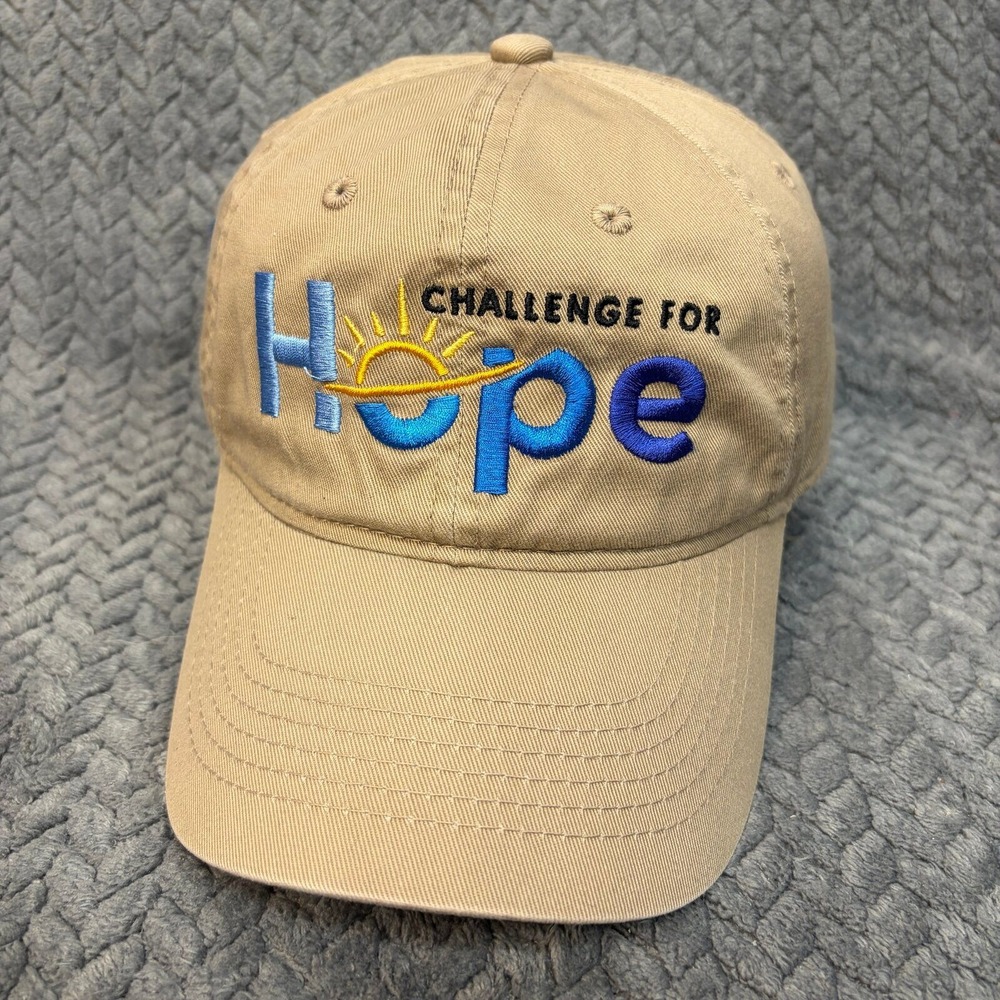 UNBRANDED Hat Challenge for Hope Unisex OS Tan Arkansas Crisis Center Cap